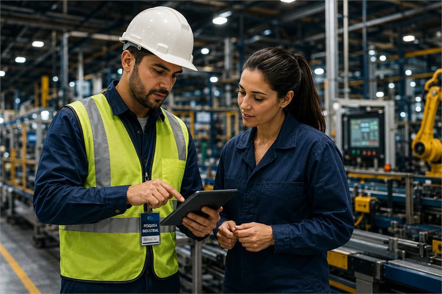 Pesquisa aplicada em ambiente industrial